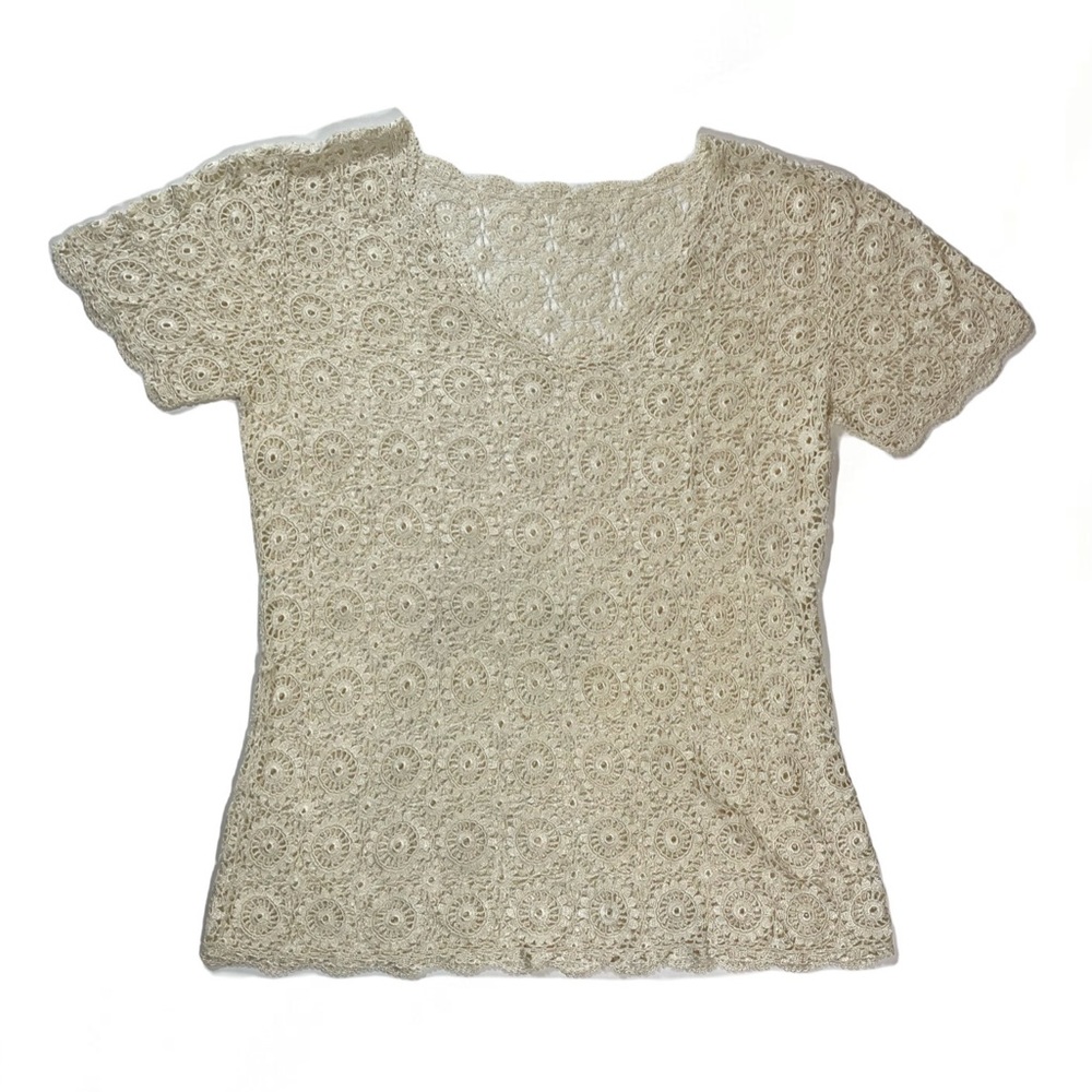 Vintage White Lace Top